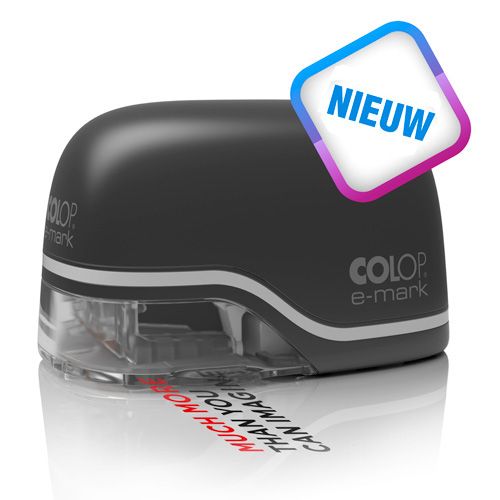 Nieuw: de COLOP E-mark - Full color stempelen