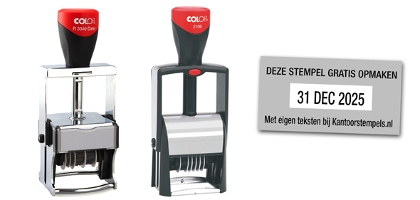 Datumstempels Datumstempels, stempels met datum
