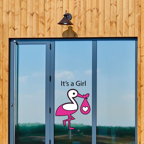 Raamsticker geboorte