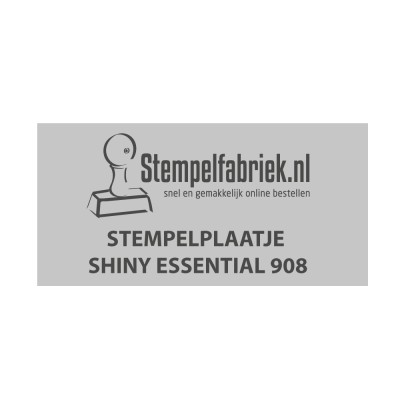 Tekstplaatje Shiny Essential 908