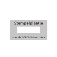 Stempelplaatje Colop Printer S 260 D