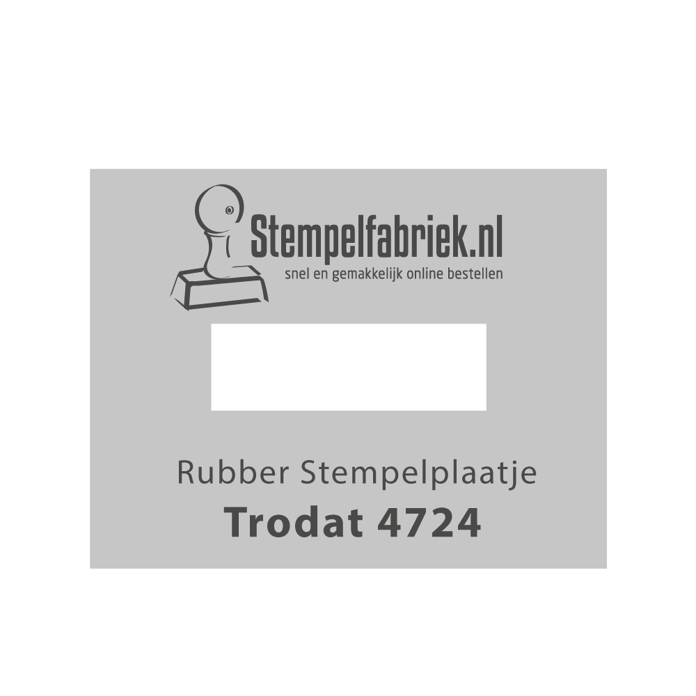 Stempelplaat Trodat Printy 4724