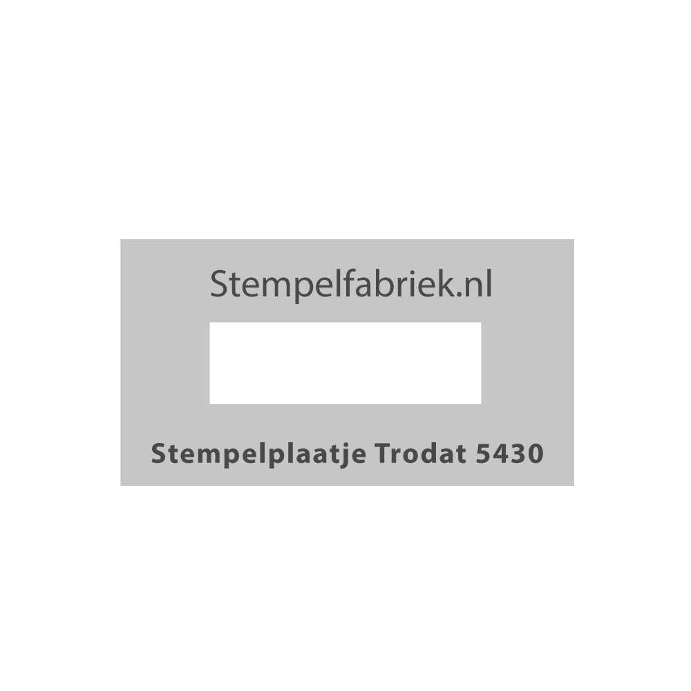 Stempelplaat Trodat Professional 5430 / 5431