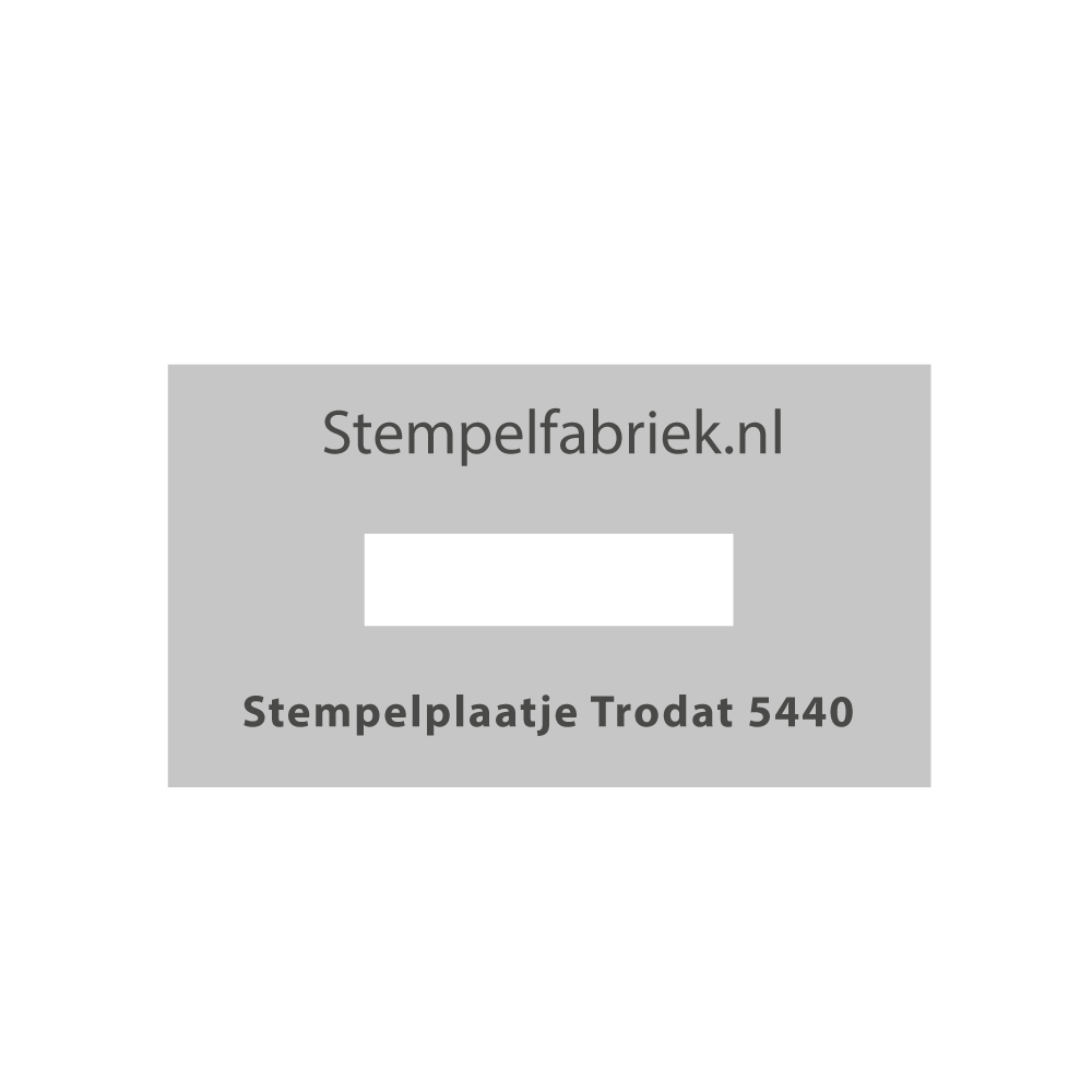 Stempelplaat Trodat Professional 5440/D