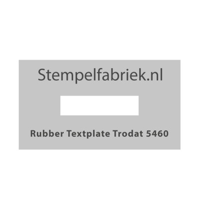 Stempelplaat Trodat Professional 5460