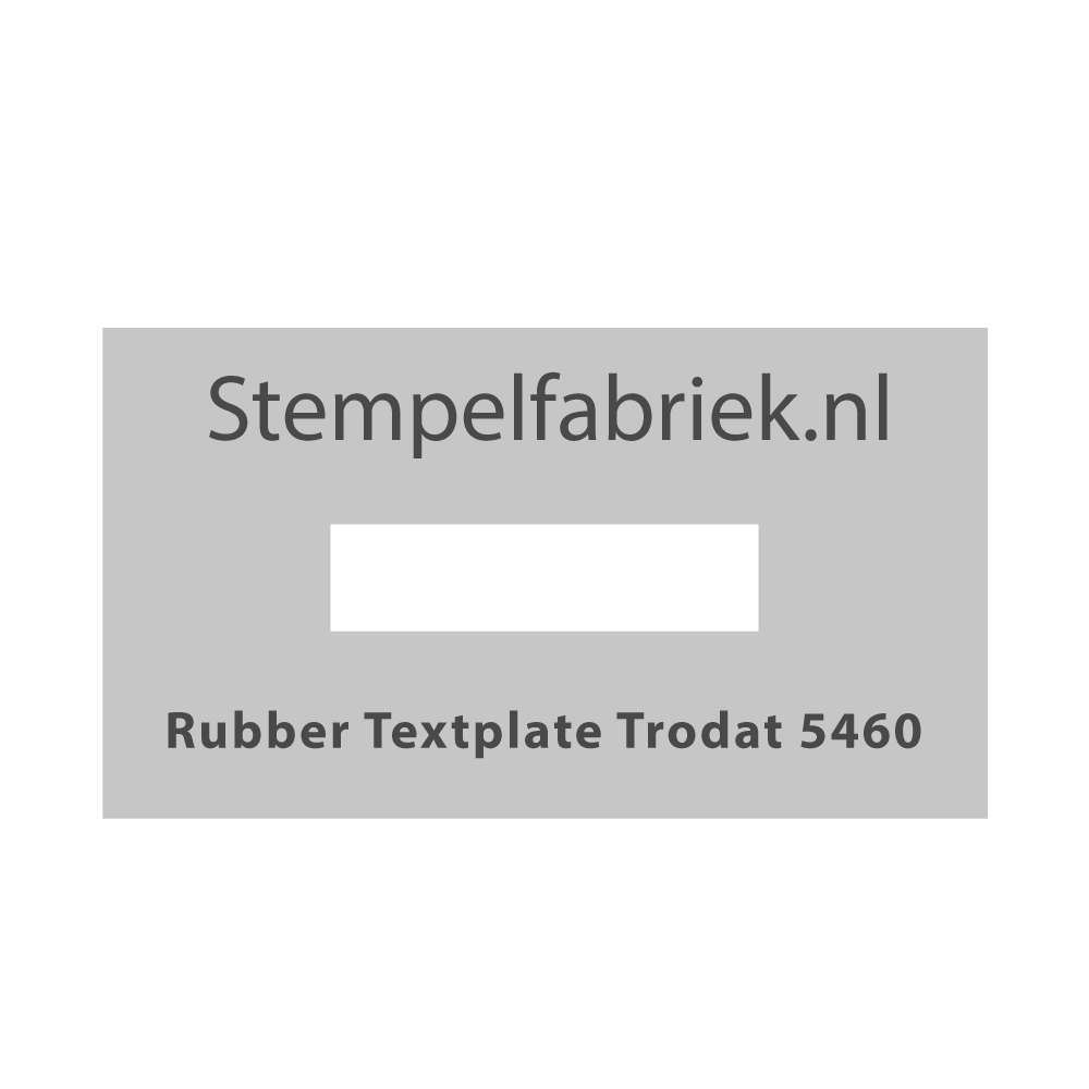 Stempelplaat Trodat Professional 5460