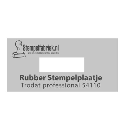 Stempelplaat Trodat Professional 54110