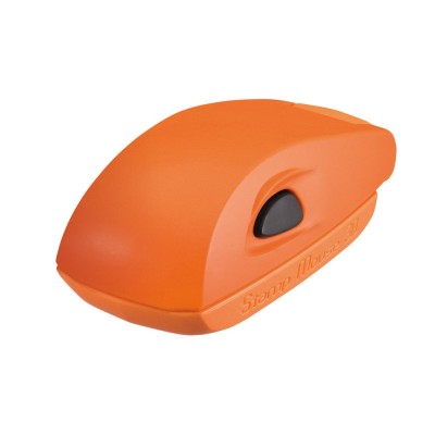 Stamp Mouse 30 met oranje montuur