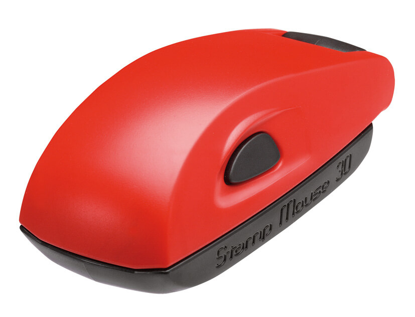 Stamp Mouse R30 Rood - Stempelfabriek.nl