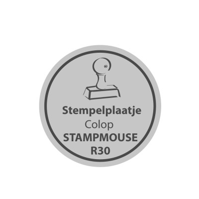 Stempelplaatje Colop Stamp Mouse R30