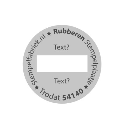 Stempelplaatje Trodat Professional 54140