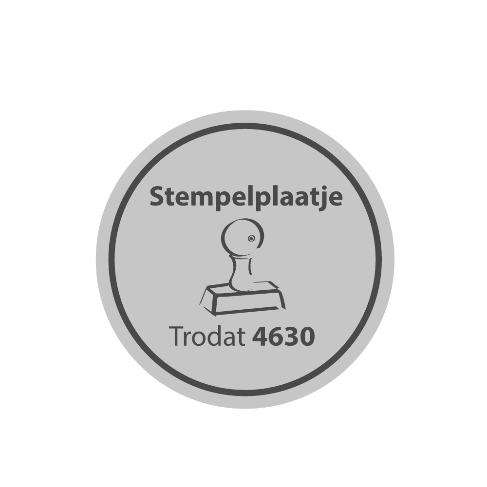 Stempelplaatje Trodat Printy 4630