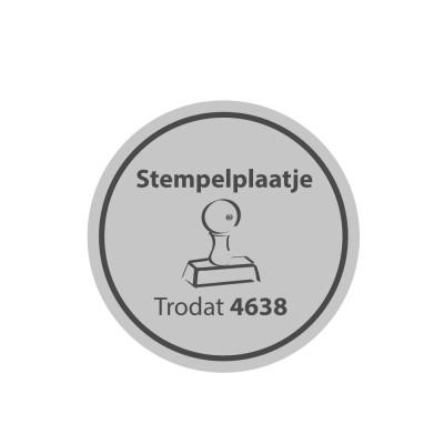 Tekstplaatje Trodat Printy 4638