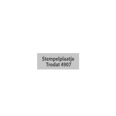 Stempelplaatje Trodat Printy 4907