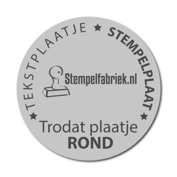 stempelplaatje ROND