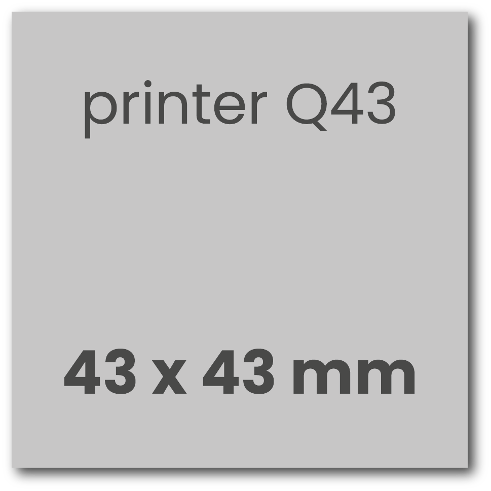 Tekstplaatje Colop Printer Q43 | Stempelfabriek.nl