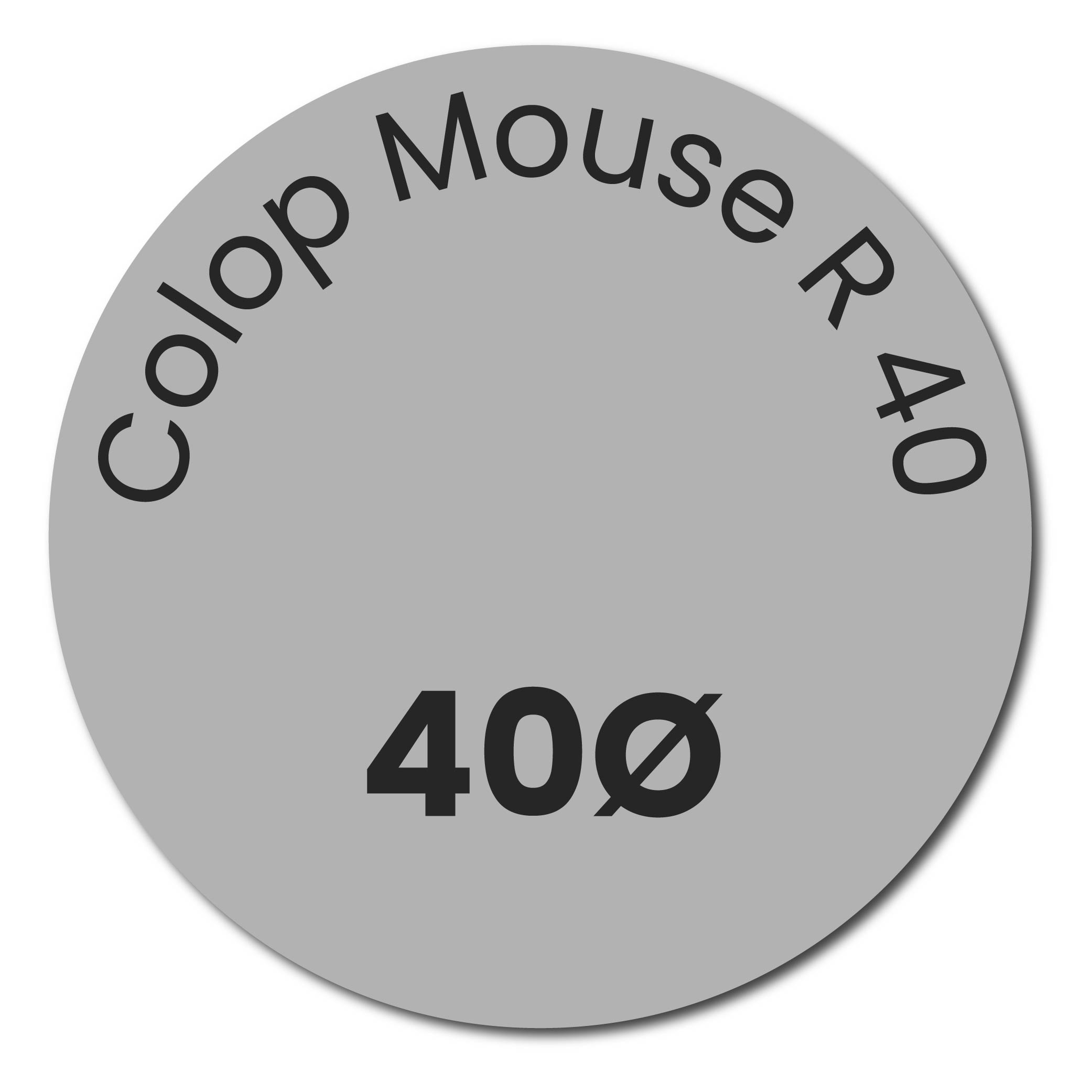 Stempelplaatje Stamp Mouse R40