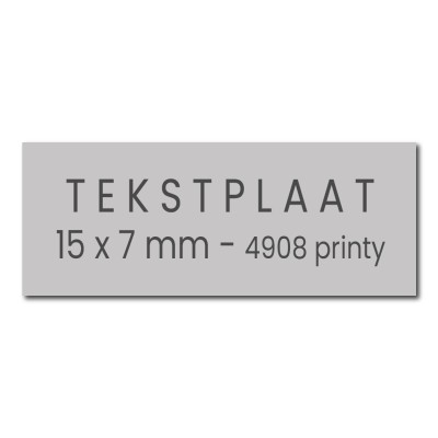 Stempelplaatje Trodat Printy 4908