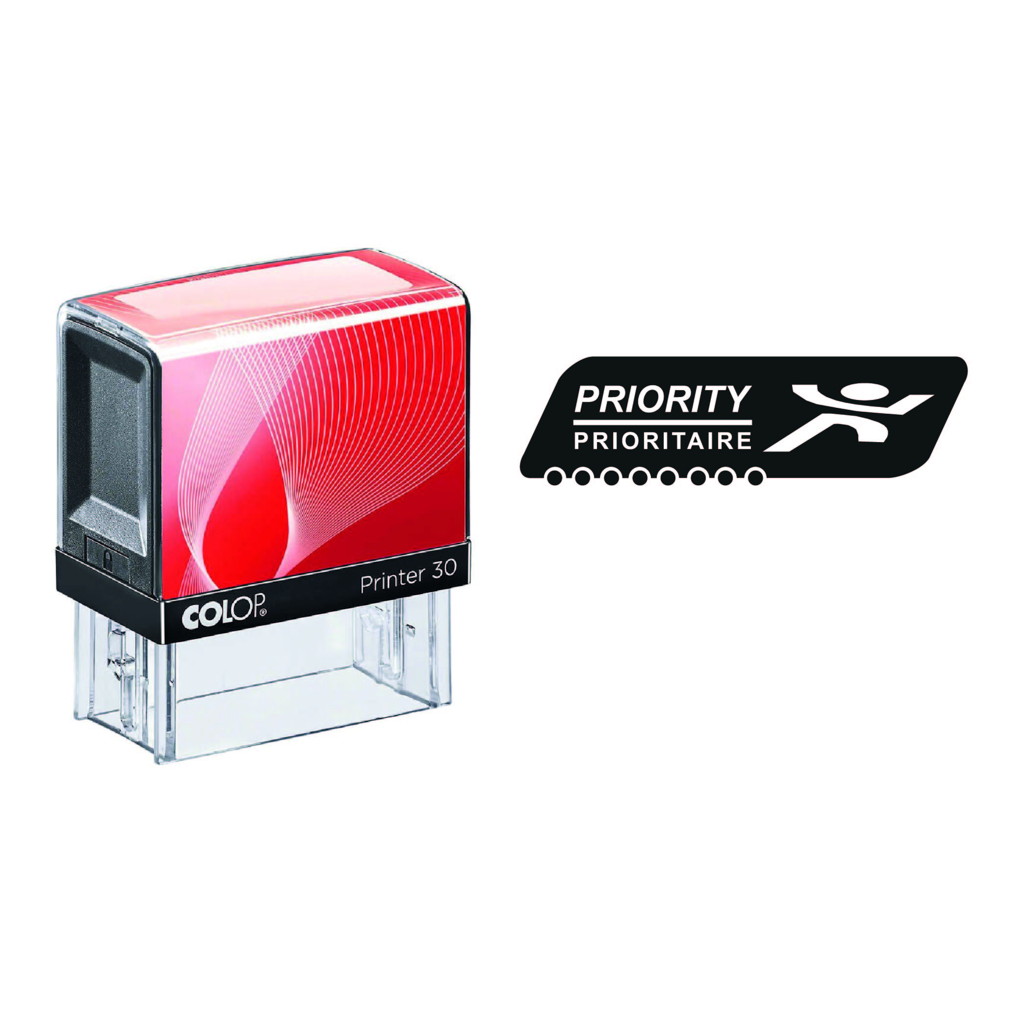 PostNL PRIORITY zelfinktende stempel