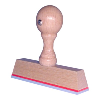 Houten handstempel 80x15mm