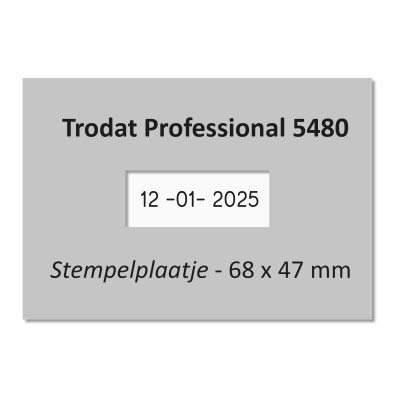 Stempelplaat Trodat Professional 5480