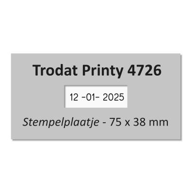 Stempelplaat Trodat Printy 4726