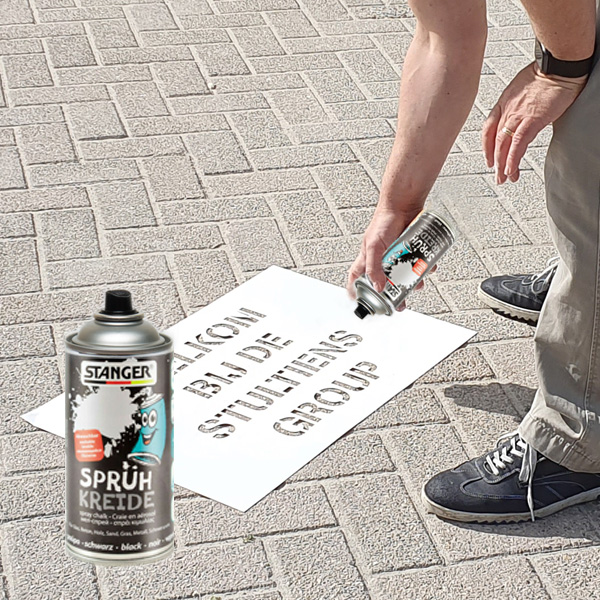 Krijtspray zwart