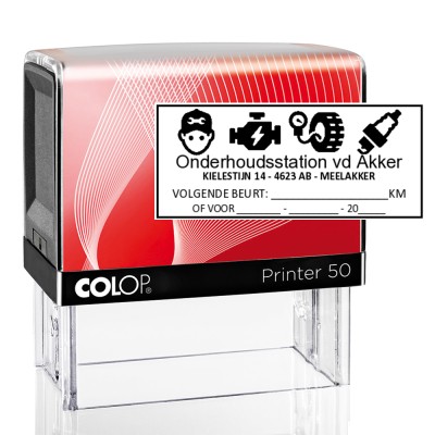 Garage stempel Colop Printer 50