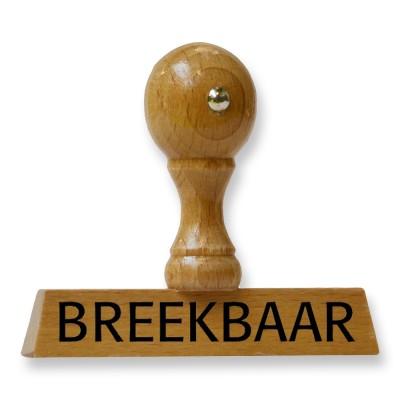 Handstempel BREEKBAAR