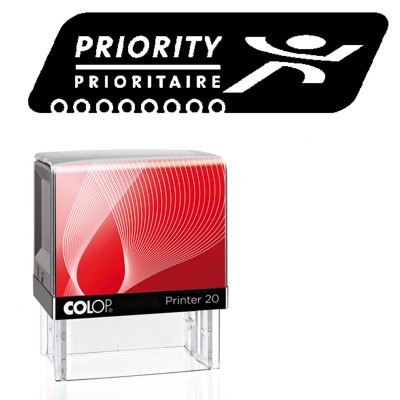 PostNL PRIORITY zelfinktende stempel