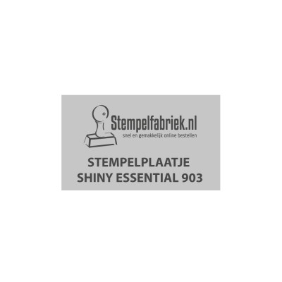 Tekstplaatje Shiny Essential 903