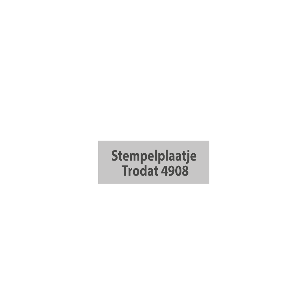 Stempelplaatje Trodat Printy 4908