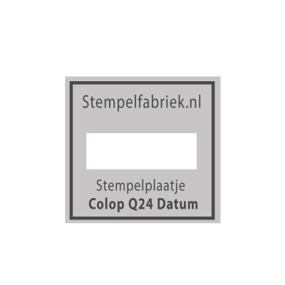 Stempelplaatjes Colop Printer Q24 Datumstempel | Stempelfabriek.nl