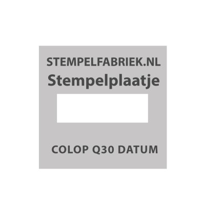 Colop Printer Q30 Datumstempel | Stempelfabriek.nl