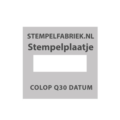 Colop Printer Q30 Datumstempel | Stempelfabriek.nl