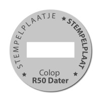 Stempelplaatje Colop Printer R50 met datum