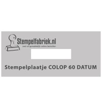 Tekstplaatje Colop Printer 60 D