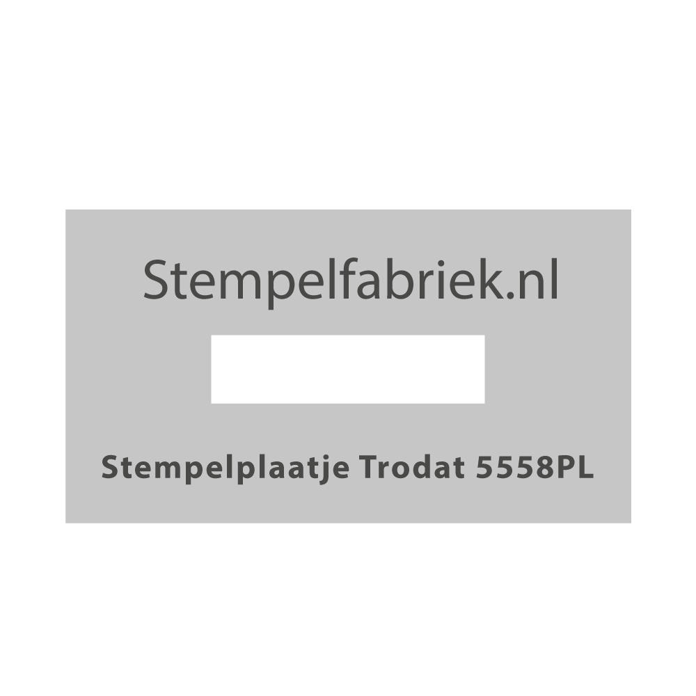 Stempelplaat Trodat Professional 5558/PL