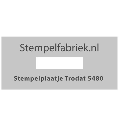 Stempelplaat Trodat Professional 5480