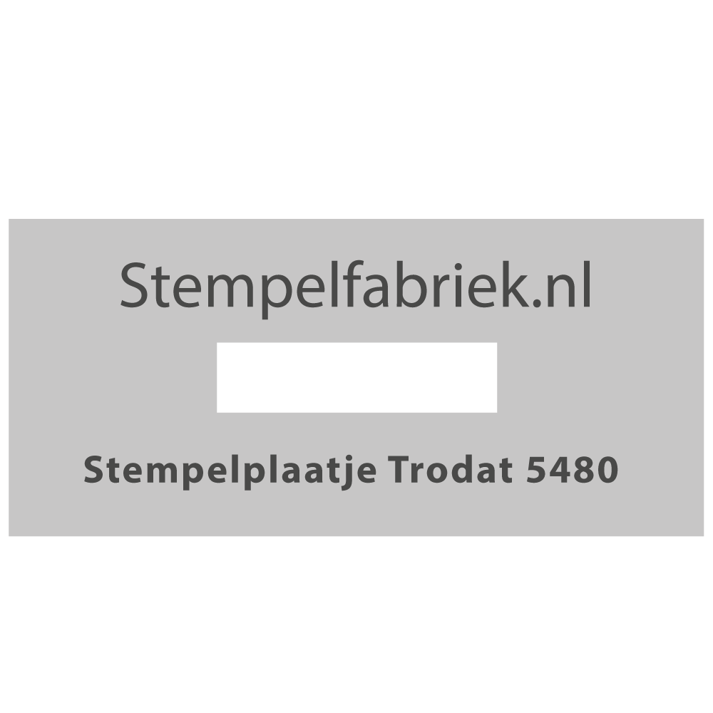 Stempelplaat Trodat Professional 5480